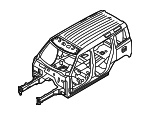 556123458 - Body: Body Assembly for Land Rover: Defender 110, Defender 130, Defender 90 Image