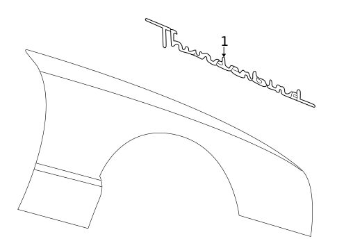 Exterior Trim - Quarter Panel for 2005 Ford Thunderbird #0