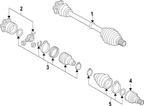 Axle Shafts & Joints for 2021 Audi RS Q8 #0