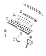 5067374AA - Body Sheet Metal Except Doors: Seat Belt To Seat Retainer for Mopar Image