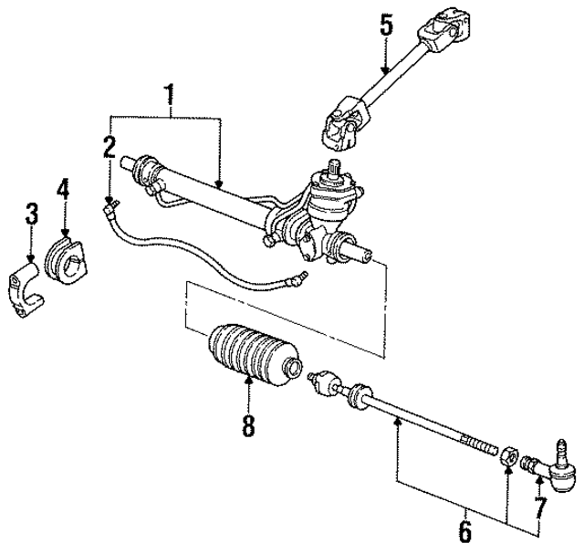 94434713706 - Steering: Rack And Pinion Mount Bushing for Porsche Image