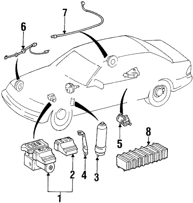 155455732 - Brakes: Control Module for Mercedes-Benz Image