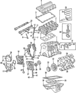 11111247617 - Engine: Cylinder Block for BMW: 318i, 318is, 318ti, Z3 Image