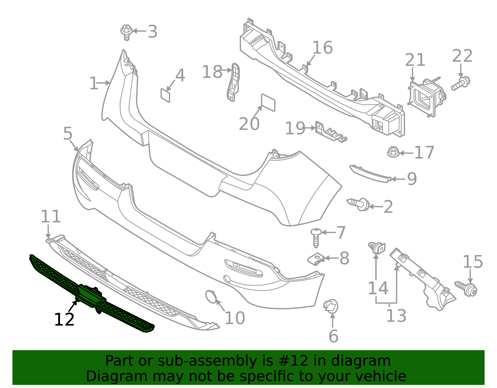 2020-2022 Kia Soul Center Molding 86696-K0000 | OEM Parts Online
