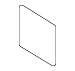 86619K0000 - Body: Bumper Cover Pad for Kia: Soul Image