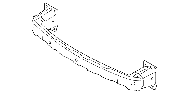 Genuine OEM Impact Bar Part# LR055992 Fits 2012-2019 Land Rover