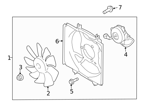Condenser Fan for 2018 Subaru Forester #0