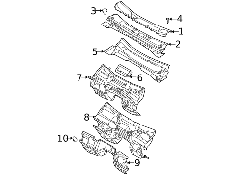 Cowl for 2025 Ford Bronco #0