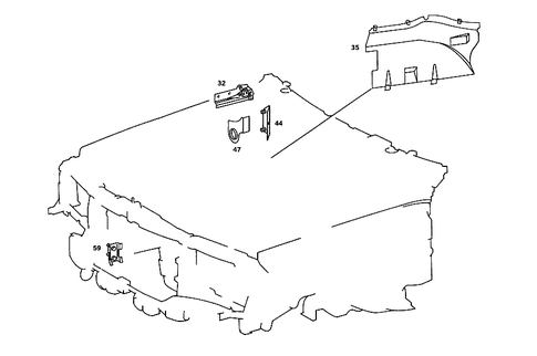 Wheelhouse Attachment Parts for 1991 Mercedes-Benz 190E #0
