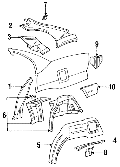 Inner Structure for 2001 Chevrolet Lumina #0