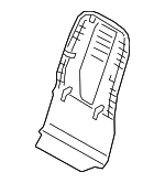 88390K0000WK - Body: Seat Back Panel for Kia: Soul Image