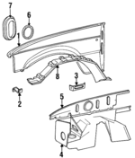 ALR6682 - : Fender for Land-Rover Image