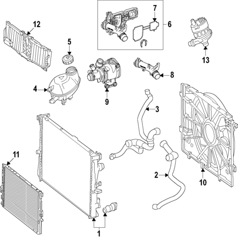 Radiator & Components for 2021 Mercedes-Benz AMG GT 63 S #5