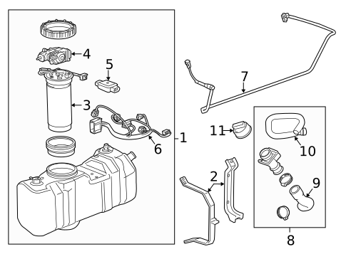 Emission Components for 2012 GMC Savana 3500 #1