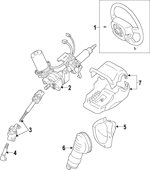 451000R031B0 - Steering: Steering Wheel for Toyota Image