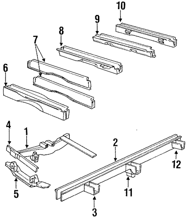 52004320 - Body: Front Extension for Mopar Image
