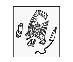 88310L1530 - Body: Seat Back Frame for Hyundai: Sonata Image