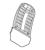 88390L1400NNB - Body: Seat Back Panel for Hyundai: Sonata Image