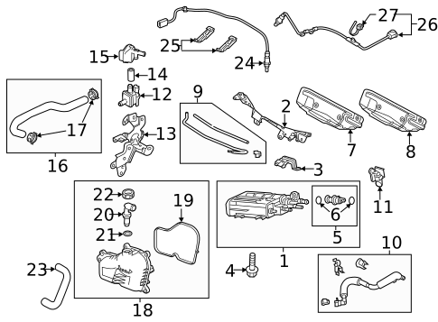 Emission System for 2016 Mazda 6 #0