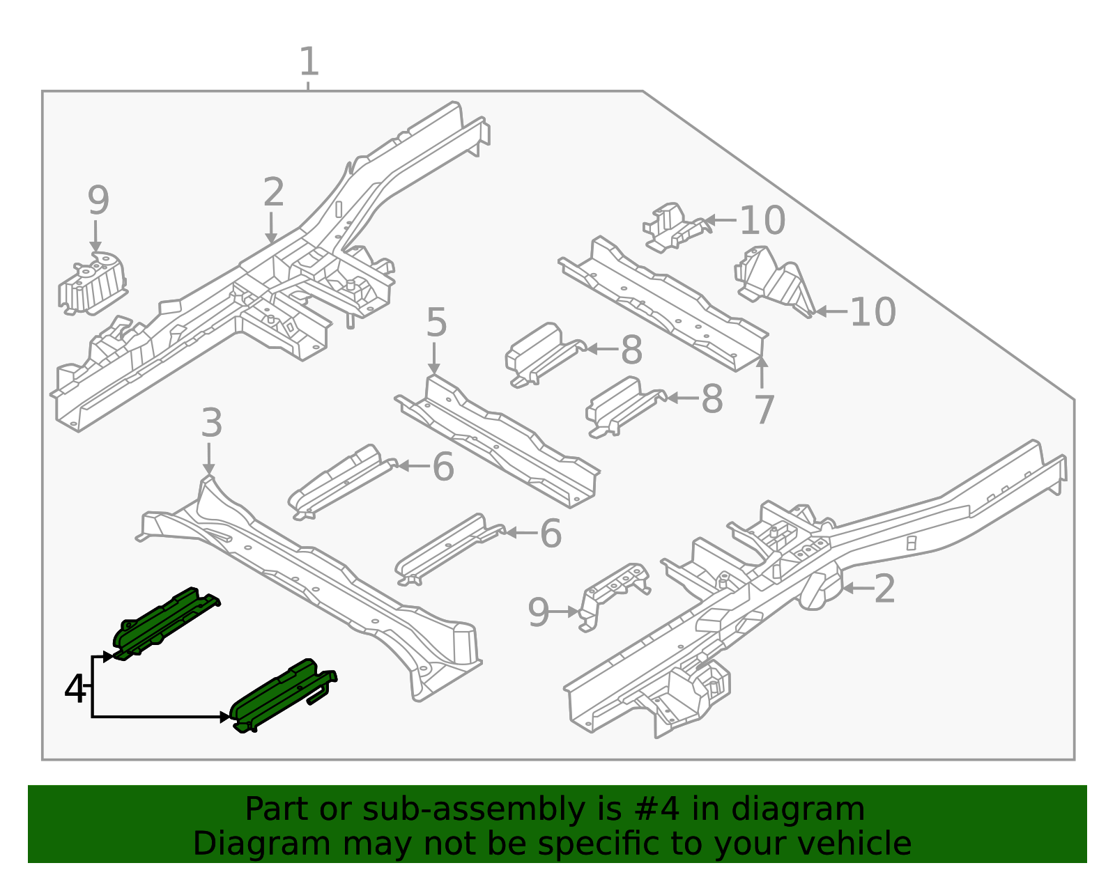 65387-R0000 - Front Brace 2022-2025 Kia Carnival | Kia.Parts Store