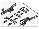 65700R0100 - Body: Rail Assembly for Kia: Carnival Image