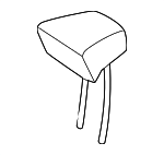 29697044009D88 - : Headrest, Center for Mercedes-Benz Image