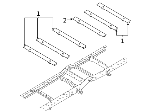 Crossmembers & Components for 2023 Ford E-450 Super Duty #0