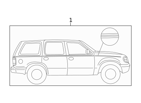Stripe Tape for 2002 Ford Expedition #0