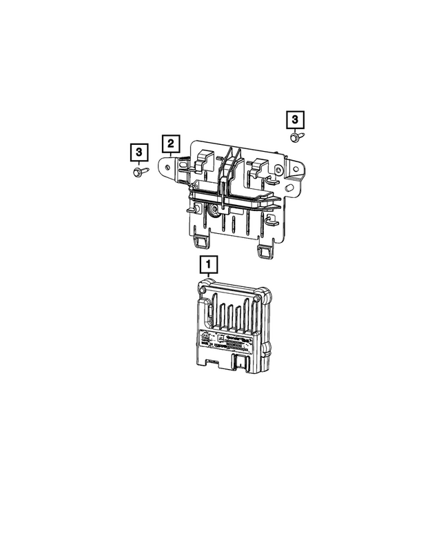 68603662AB - Electrical: Night Vision Processing Module for Mopar Image