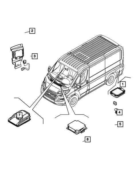 Park Assist for 2021 Ram ProMaster 1500 #0