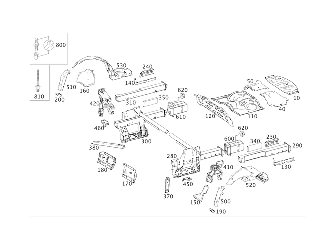1976470175 - : Wheel Housing for Mercedes-Benz Image