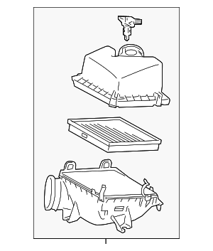 177000P240 - : Air Cleaner Assembly for Toyota Image