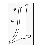 42573356 - Body: Lower Center Pillar Trim for Chevrolet: Bolt EV Image