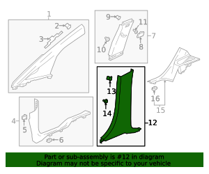 Door Pillar Trim Set - Frame Your Cabin with OEM Style | AutoNation Parts