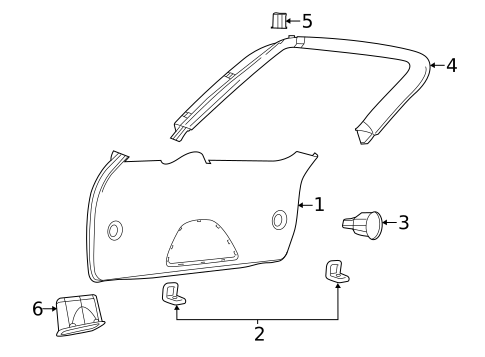 Interior Trim for 2014 Jeep Grand Cherokee #0