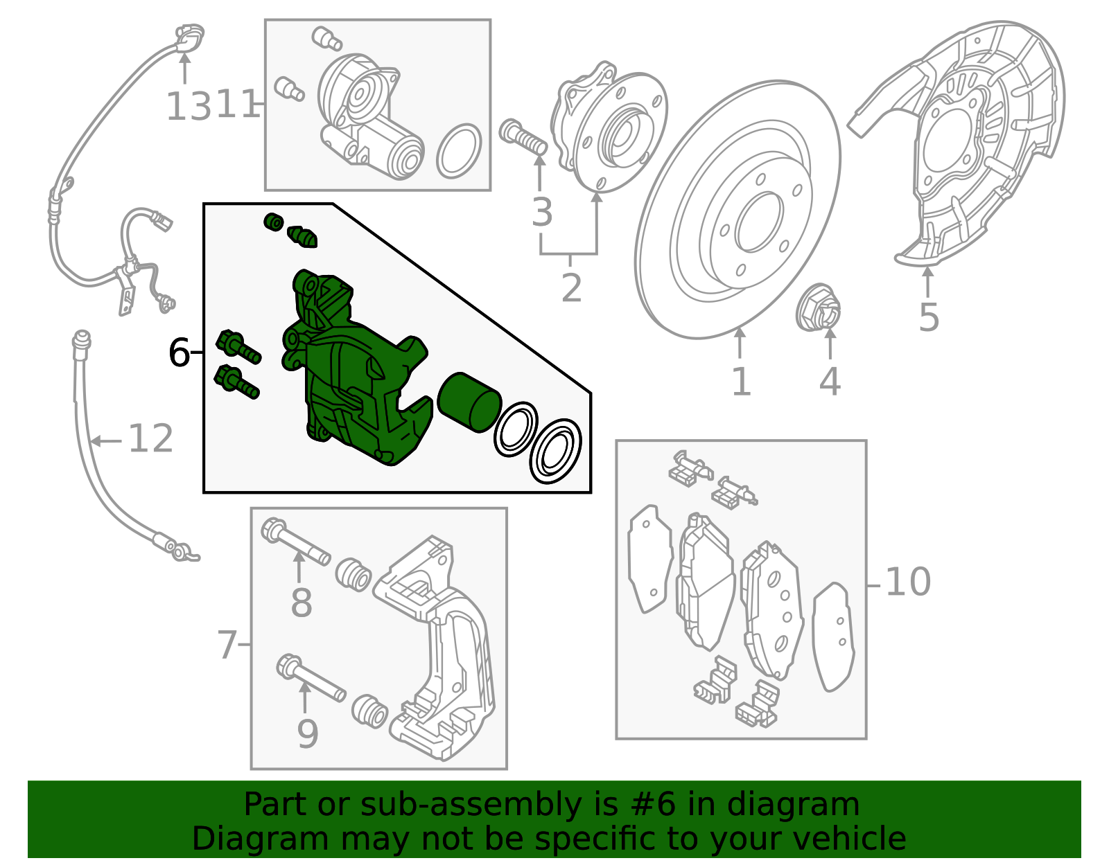 K1YT-26-61X - Disc Brake Caliper 2024-2025 Mazda | Mazda-Parts