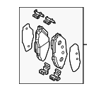 K1YT2643Z - : Brake Pads for Mazda: CX-70, CX-90 Image