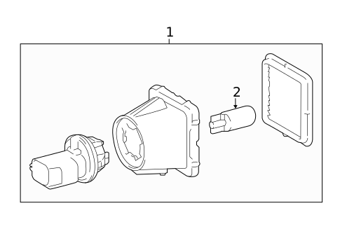 License Lamps for 2020 Toyota Tacoma #0