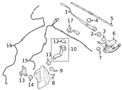 Wiper & Washer Components for 2023 Ford Transit Connect #0