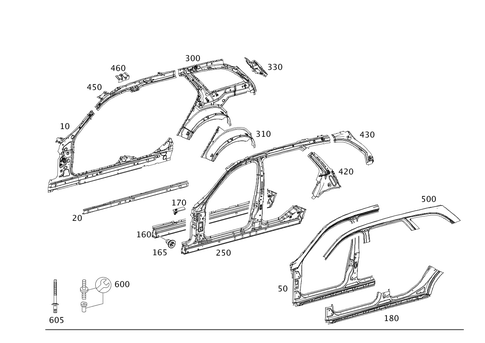 Side Walls for 2012 Mercedes-Benz E350 #0