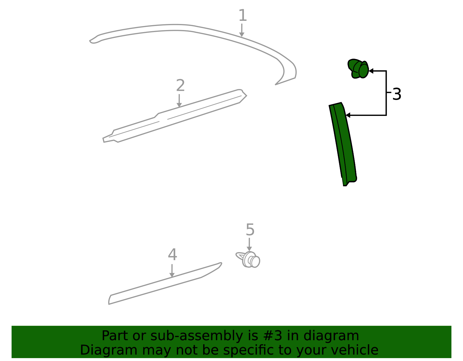 Door Applique - Exterior Accent Trim OEM | AutoNation Parts