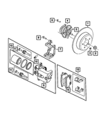 68245290AA - : Disc Brake Caliper Assembly, Right for Dodge: Charger Image