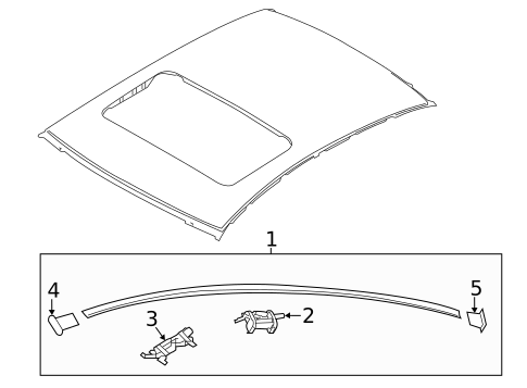 Exterior Trim - Roof for 2020 Hyundai Elantra #0