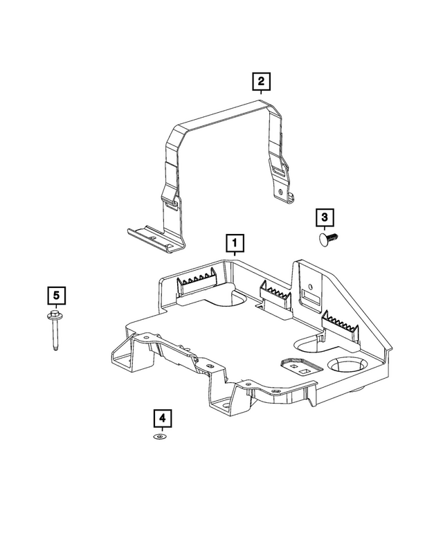 68623250AB - : Battery Tray for Mopar Image