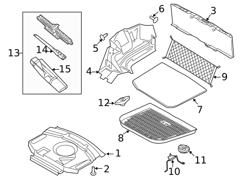 Interior Trim - Rear Body for 2009 Lincoln MKS #1