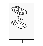 8125060010A0 - Body: Rear O'head Lamp for Lexus: GX470 Image