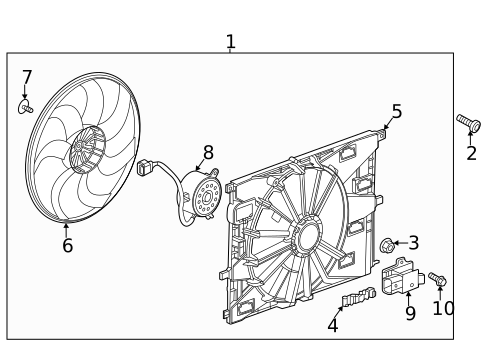 Cooling Fan for 2023 Buick Encore GX #0
