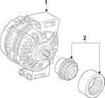 LR001981 - Electrical: Coupling for Land Rover: LR2 Image