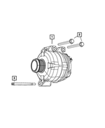 R4801779AG - Electrical: Engine Generator, Remanufactured for Chrysler: 300 | Dodge: Challenger, Charger, Durango | Jeep: Grand Cherokee Image