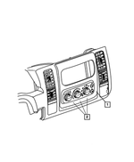 5139834AA - Air Conditioning &amp; Heater: A/c And Heater Control - Rotary Knob for Dodge: Dakota, Ram 1500, Ram 2500, Ram 3500 Image
